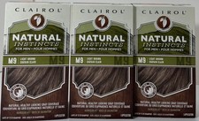 3X Clairol Natural Instincts M9 LIGHT BROWN For Men Hair Color DISCONTINUED