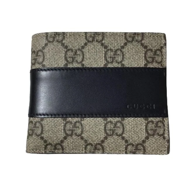 Portefeuille Gucci Gg Supreme à deux volets 451240 2184 noir