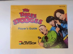 The Three Stooges Nintendo NES Cartridge Manual Dust Cover Tested 1989