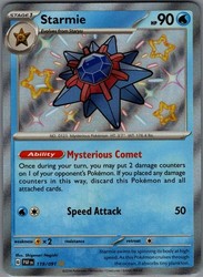 Starmie 119/091 Shiny Rare Paldean Fates