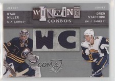 2009-10 SPx Winning Combos Ryan Miller Drew Stafford #WC-RD 2d8