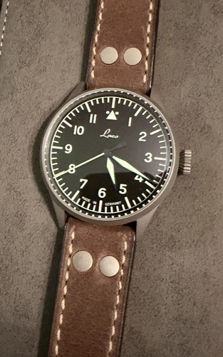Laco Flieger Type A Stuttgart Pro 43mm Pilot Watch - Handwinding