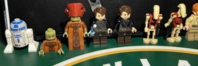 LEGO Star Wars Anakin Obi-Wan R2-D2 Lot 9 Figs sw0361 sw0362 sw0217 sw0096