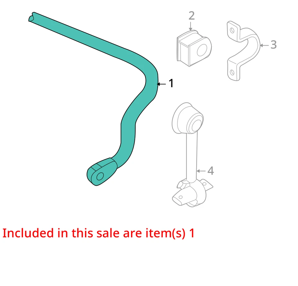 Barra estabilizadora trasera Audi S4 2007 AWD OEM 151 k millas - LKQ380981757 Foto 4 de 4