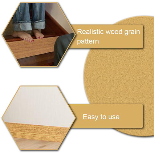 Wood Grain Tape Wood Floor Repair Imitation Woodgrain Duct Tape Roll 5.7Cm X 4.5 - Picture 3 of 12