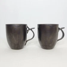 Pair of Vintage Lindt Stymeist Acorn Dark Brown Grandmugs 16 oz