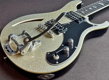 Paul Reed Smith PRS SE Custom Semi-Hollow Bigsby Silver Sparkle Safe delivery fr