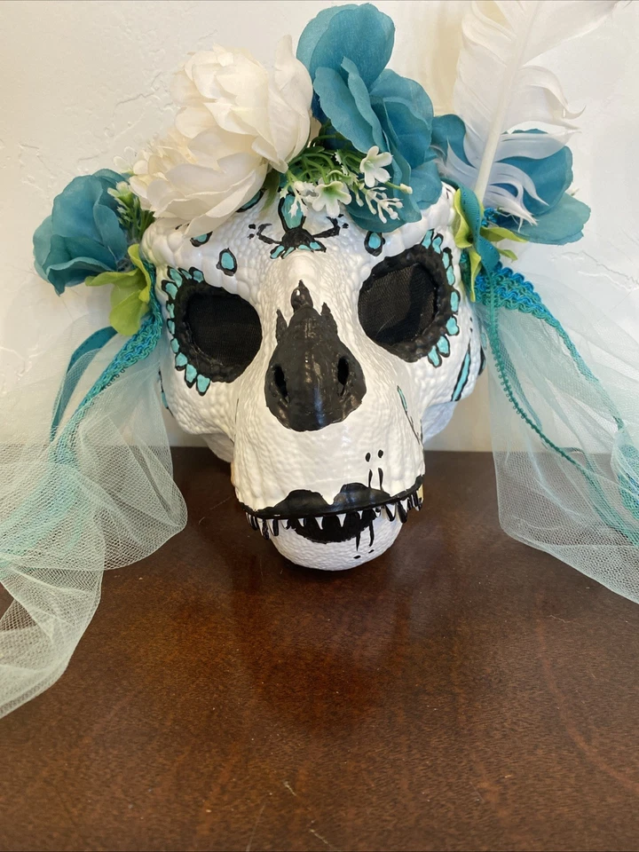 Day Of The Dead Dino Mask Fursuit - Image 2 of 4