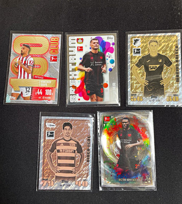 Topps Match Attax Bundesliga 2024/25 5 Karten Lot Grifo Schick Boniface