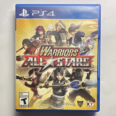 Koei Tecmo Warriors All-Stars PS4 Game & Disk (barcode sticker on back)