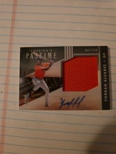 2020 Americas Pastime Yordan Alvarez Patch Auto # 99