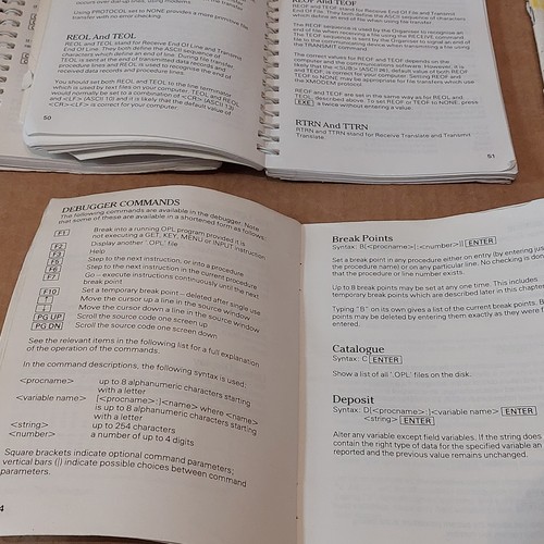 Psion 2 Organiser Power Connector and Booklets for Comms Link, Spreadsheet - 第 13/13 張圖片