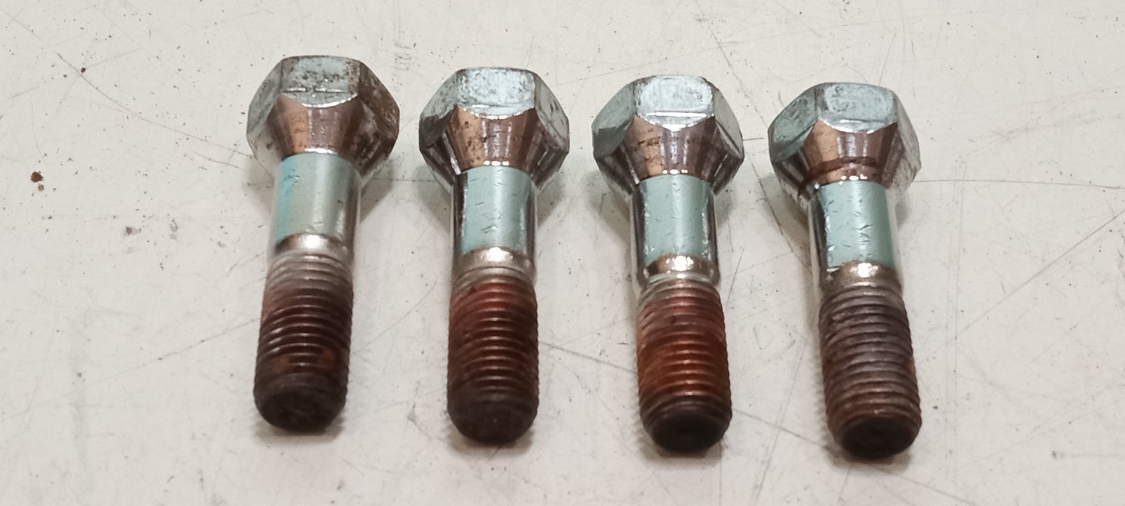 Maserati Biturbo Wheel Chrome Lug Nut Bolts_10850602_Set of Four_GENUINE