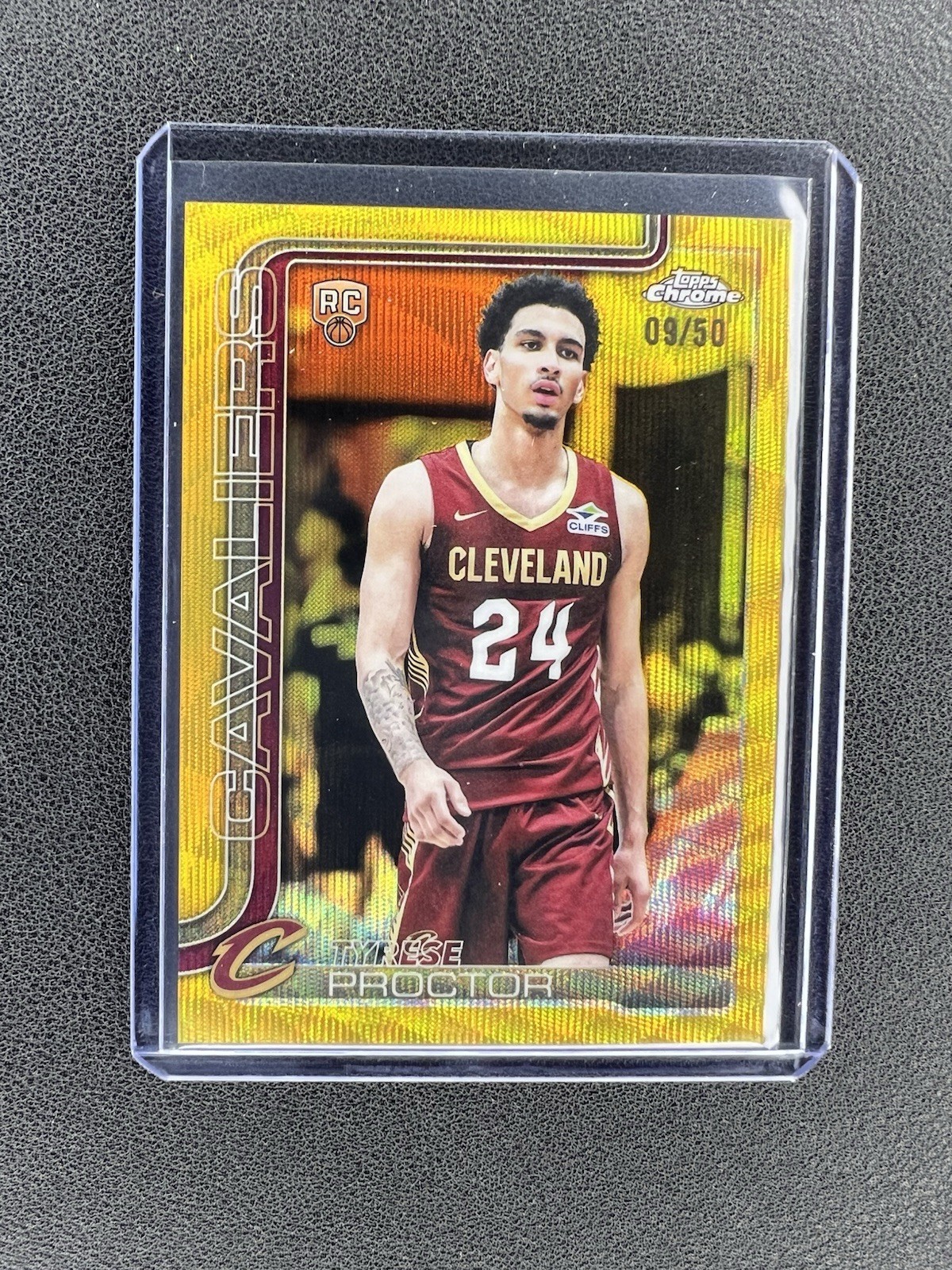 2025-26 Topps Chrome - Tyrese Proctor #300 Gold Refractor /50 (RC)