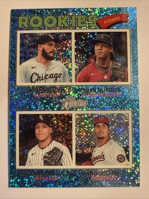 2026 Topps Heritage Light Blue Sparkle Andry Lara* #378 Nationals