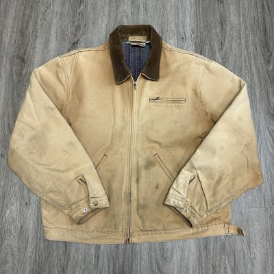 Vintage 90s Dickies Detroit Style Faded Distressed Blanket Lined