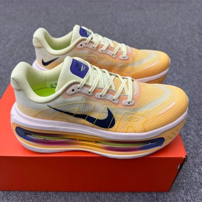 Nike Vomero Premium Yellow Rainbow Gradient Air Zoom Cushion Athletic Shoes