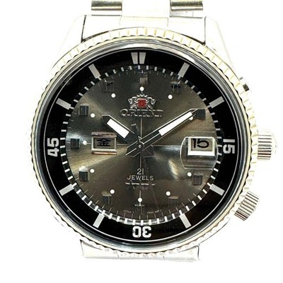 Orient King Master EMOO-CO Automatik 42mm Edelstahl schwarzes Zifferblatt SS ...