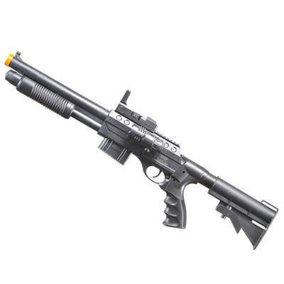 #ad #ad UKARMS Spring Shotgun w Pressure Switch Laser Mock Red Dot Scope Retractable $29.99