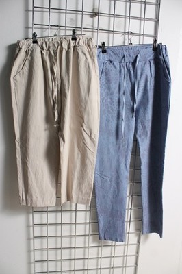 2 x Made in Italy Haremshosen Konvolut gemischte Länge - Medium (L17)