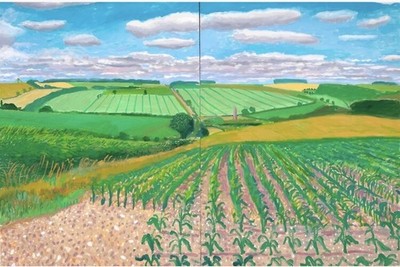 David Hockney Warter Vista kleines Poster ungerahmt