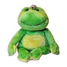 Vintage 2005 Ty Charm - Frog with Crown Retired