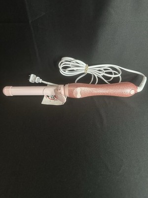 Beachwaver B1 Rotating Curling Iron Holiday Glitter Collection Pink 1  Ceramic