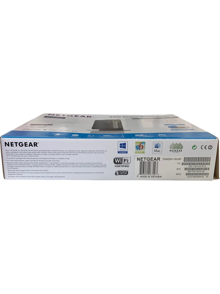 Netgear N300 DGN2200 Wireless Modem Router ADSL2+ ReadyShare USB - Image 4 of 4