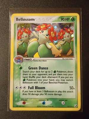 Pokemon TCG Bellossom Holo Rare Holofoil Unseen Forces 3/115 Card