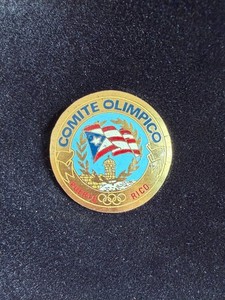 Puerto Rico Olympic Committee Enamel Pin
