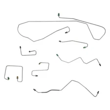 Brake Line Kit Front Tubes 4wd With ABS 1998-02 Dodge Durango Stainless 7pc