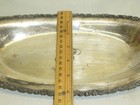Derby Silver Co 1017 1/2 Nickel Silver Plate 12.5” oval tray "B" Anchor Crown — photo 5
