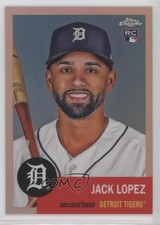 2022 Topps Chrome Platinum Anniversary Rose Gold Refractor 65/75 Jack Lopez 0s2w