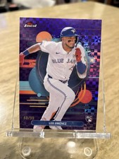 2025 Topps Finest Leo Jimenez Purple Uncommon /99