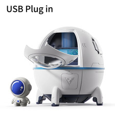 Humidificador de aire cápsula espacial 220 ml enchufe USB niebla aromaterapia difusor de agua