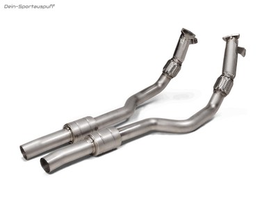 Akrapovic Link Pipe Edelstahl Verbindungsrohr Audi RS7 C8 4K ab Bj. 2022