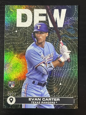 2024 Topps Series 2 Evan Carter RC Rookie City To City Insert DFW Rangers CTC-16