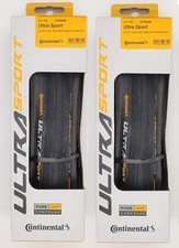 Continental Ultra Sport Iii 700x23 Tires - Black Folding - Set Of 2