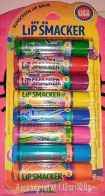 BONNE BELL LIP SMACKERS GLOSS LIMITED EDITION SPF SPORTS THEME PARTY PACK BALMS