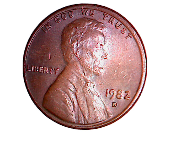 1982 D Large Date Lincoln Memorial Circulated. L82SD