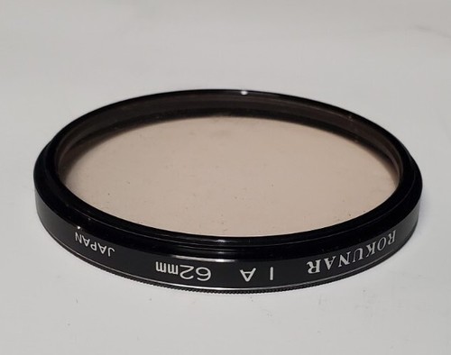 Nice Vintage ROKUNAR I A 62MM Lens FILTER - Picture 3 of 3