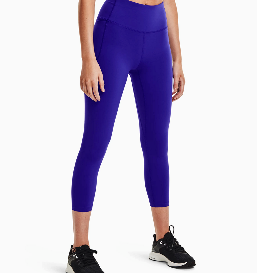Under Armour Women's UA Meridian Crop Legging, Purple, XS