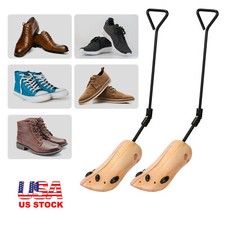1 Pair Wooden Adjustable Shoes Stretcher Expander Shaper Boot Widener Men Women