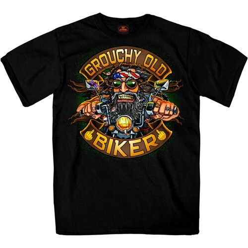 Grouchy Old Biker T-Shirt - Bild 1 von 1