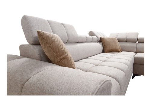 L-förmiges Sofa Eckcouch mit Schlaffunktion GREKO XII Farbe wählbar TOP Qualität - Bild 9 von 24