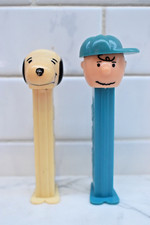 Peanuts PEZ Candy Dispensers LOT OF 2 CHARLIE BROWN  SNOOPY