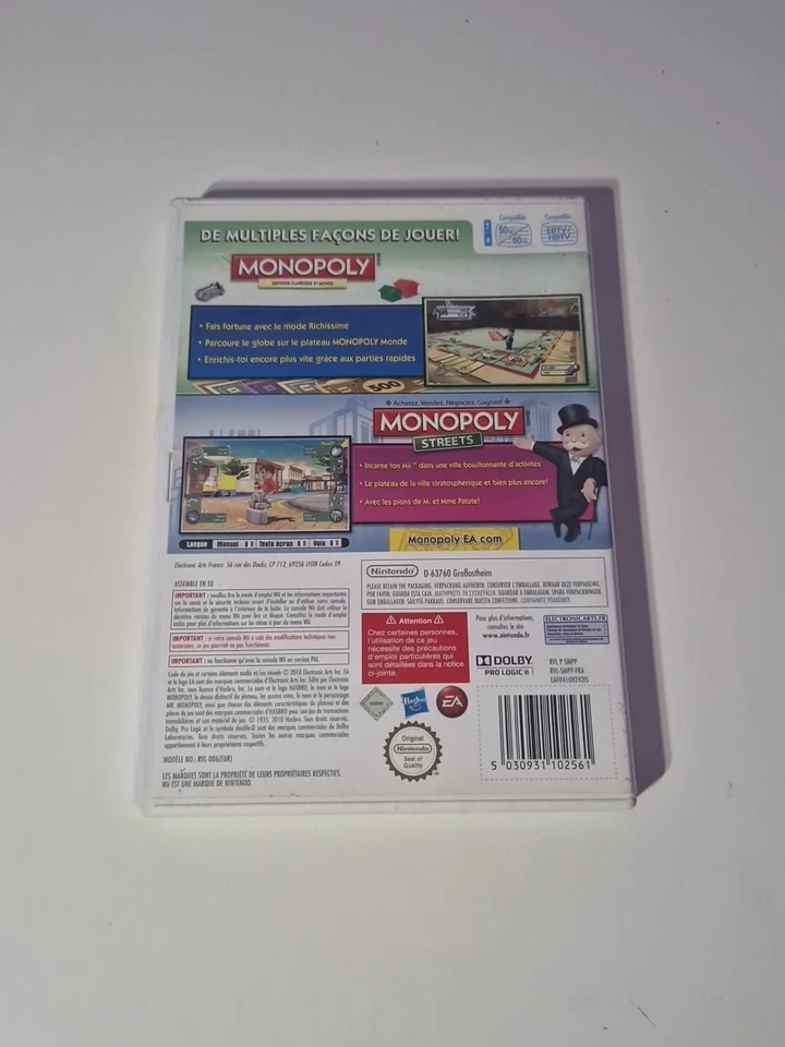 Monopoly Collection - Nintendo Wii (Complet) - Photo 2/4
