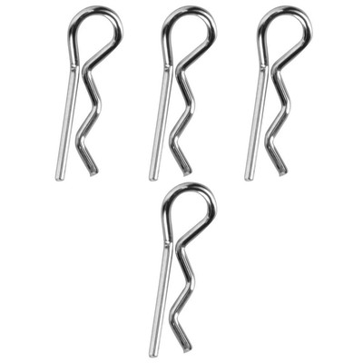 16-teilige RC-Karosserieclips, R-förmige Karosseriegehäuse Gebogene R-Stifte Cli