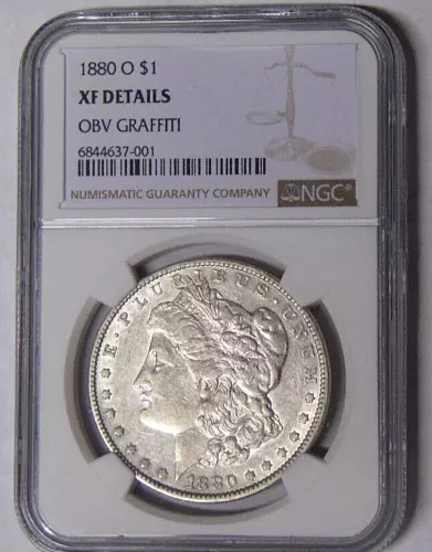 NGC XF Detail 1880-O Morgan Silver Dollar New Orleans Mint #6844637-001
