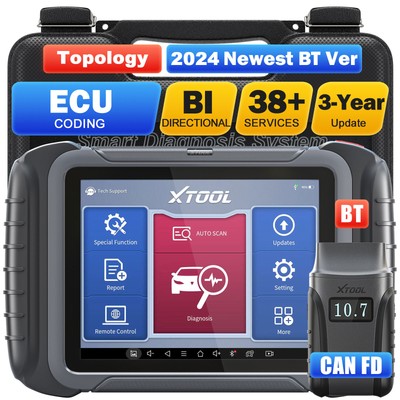 XTOOL D8 BT Topology Car Bidirectional Diagnostic Scanner PMI Programming CAN FD